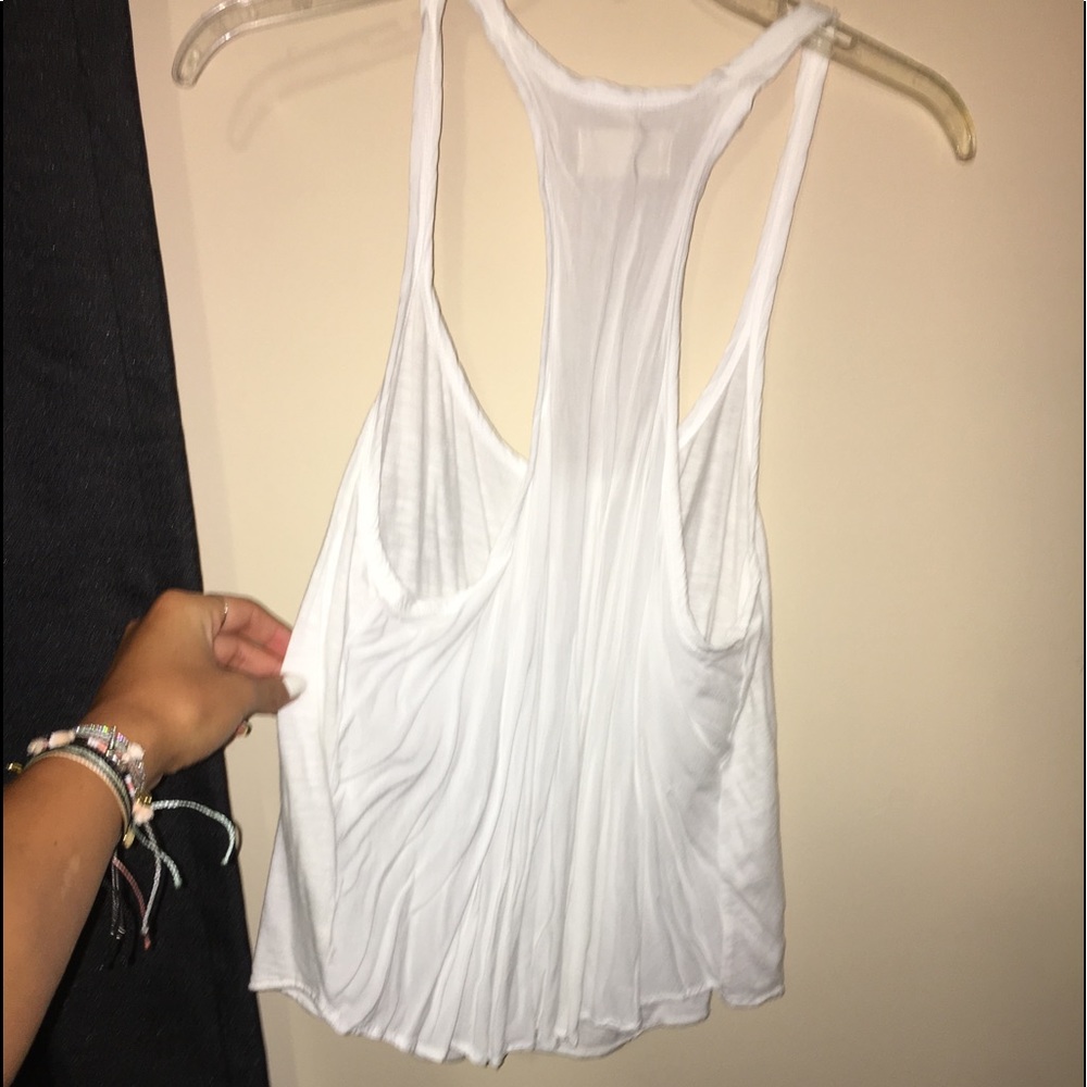 White Hollister Tank Top